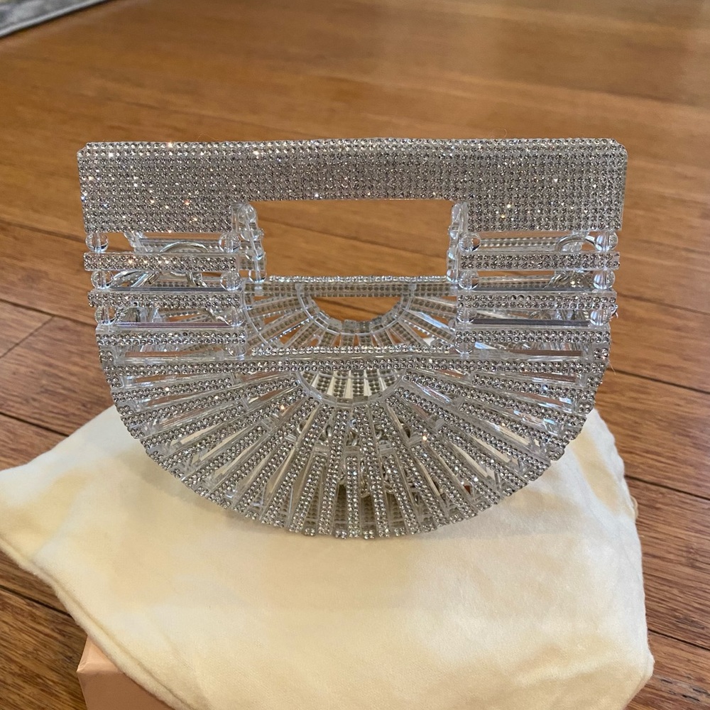 Cult Gaia Rhinestone Nano Ark Bag